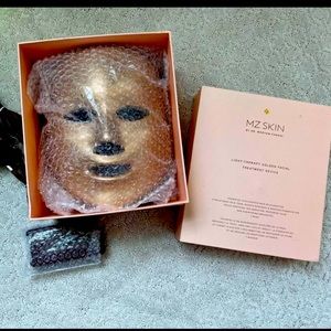 MZ skin golden facial mask led red light mask